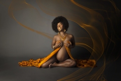 Photo en studio avec utilisation de voiles en IA